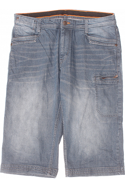 TOM TAILOR Pánské Kraťasy Modré Second Hand Vel. 34