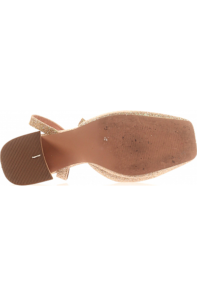 Dámské Sandály Zlaté Asos Second hand Vel.  38
