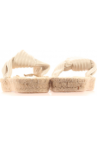 Asos Dámské Espadrilky Koženkové Bílé Vel.  39