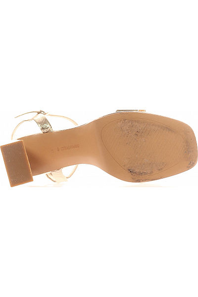 STRADIVARIUS Dámské Boty Zlaté Vel. 41
