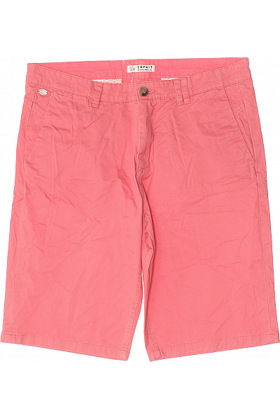 Esprit Pánské Chino Kraťasy Růžové Vel. 33