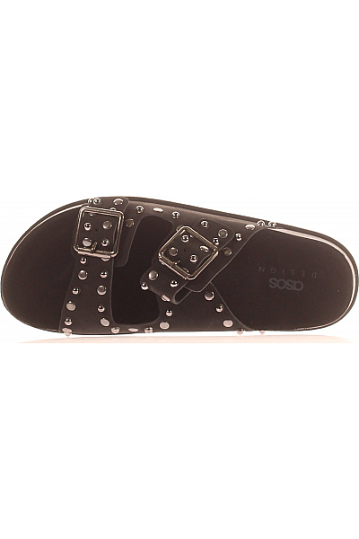 Asos Dámské Pantofle Černé Outlet Vel.  38