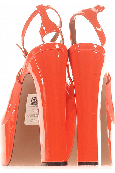 Dámské Boty Koženkové Oranžové Asos