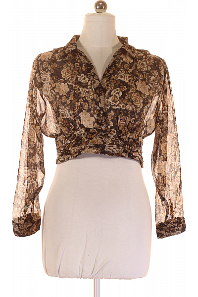 ZARA Halenka Hnědá Second Hand Vel.  L