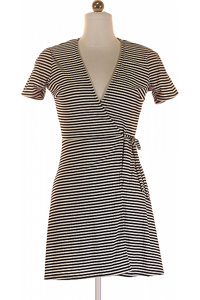 Topshop Páskové  Šaty Černobílé Vel.  34