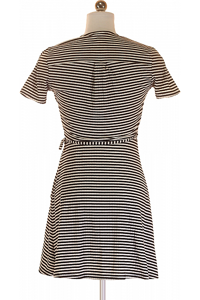 Topshop Páskové  Šaty Černobílé Vel.  34