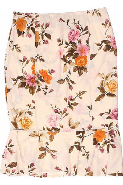 Karen Millen Dlouhá  Sukně Bílá Second hand