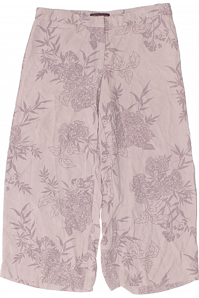 Dámské Kalhoty Rovné Šedé Marks & Spencer Vel. 40