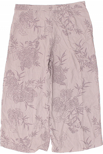 Dámské Kalhoty Rovné Šedé Marks & Spencer Vel. 40