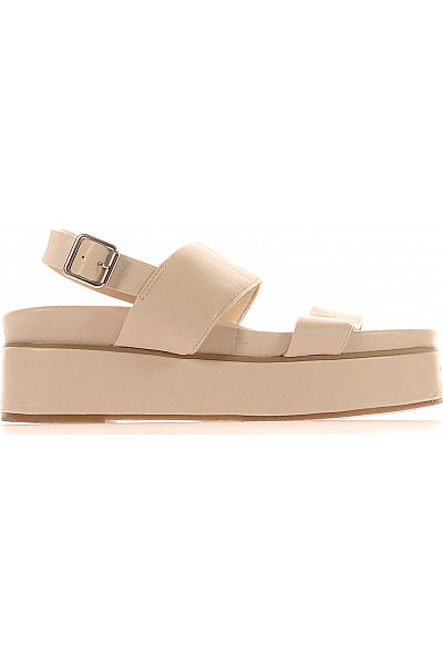 Asos Dámské Sandály Koženkové Béžové Vel.  39