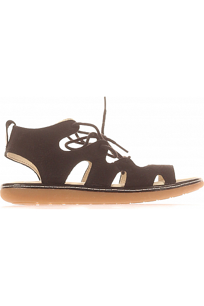 Dětské Boty Kožené Černé Clarks Vel.  31