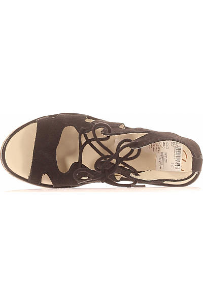 Dětské Boty Kožené Černé Clarks Vel.  31