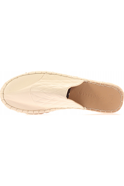 Dámské Espadrilky Koženkové Béžové SOUTH BEACH Vel.  38