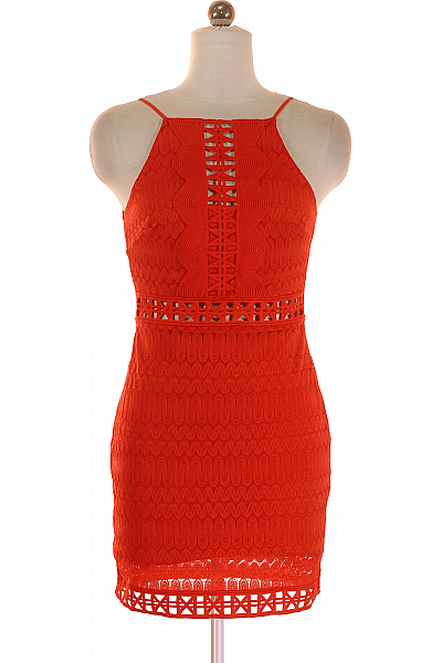 Šaty Červené Topshop Second Hand Vel. 36