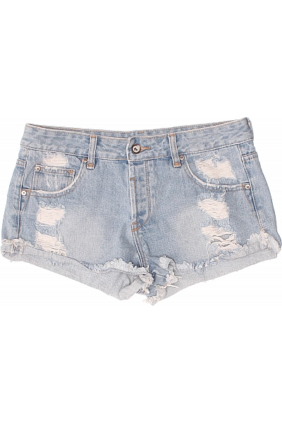 Dámské Kraťasy Modré PULL&BEAR Vel.  38