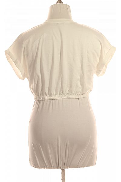 Bershka Dámské Top Bílý Second hand Vel.  L