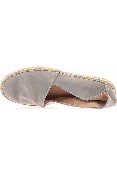 Dámské Espadrilky Kožené Modré Vel. 35