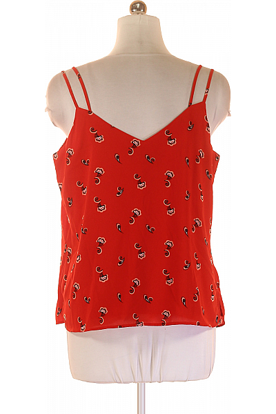 Marks & Spencer Dámské Tričko Červené Second hand Vel. 44