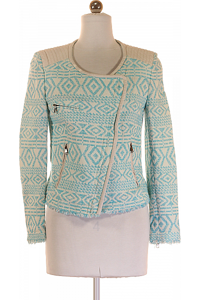 ZARA Dámské Sako Modrý Second Hand Vel. S