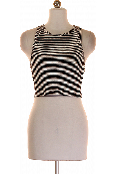 ZARA Dámské Tričko Černobílé Second Hand