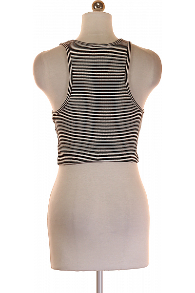 ZARA Dámské Tričko Černobílé Second hand