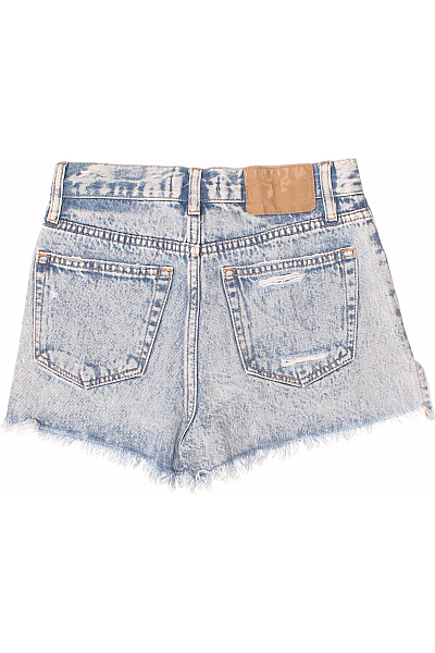 Dámské Kraťasy Modré PULL&BEAR Second hand Vel. 32