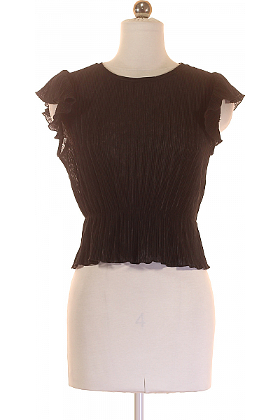 Vzorovaná  Halenka Černá PULL&BEAR Vel. XS