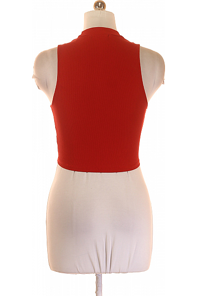 Dámské Tílko Červené PULL&BEAR Second hand Vel.  L
