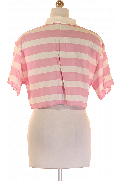 Dámské Top Růžový Bershka Second hand Vel.  S