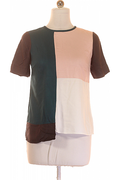 Jednoduché Dámské Tričko Barevné Ted Baker Second Hand Vel. L