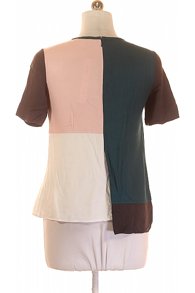 Jednoduché Dámské Tričko Barevné Ted Baker Second hand Vel. L