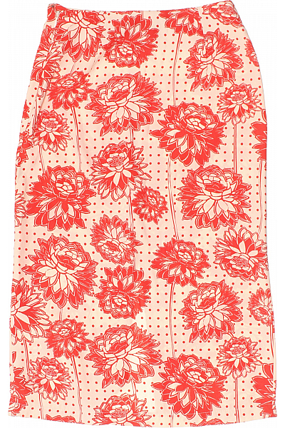 Dlouhá  Sukně Červená Topshop Second hand Vel.  32