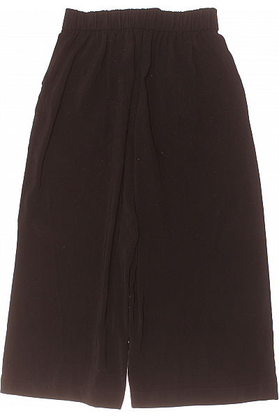 Dámské 3/4 Kalhoty Černé ZARA Second hand Vel. M