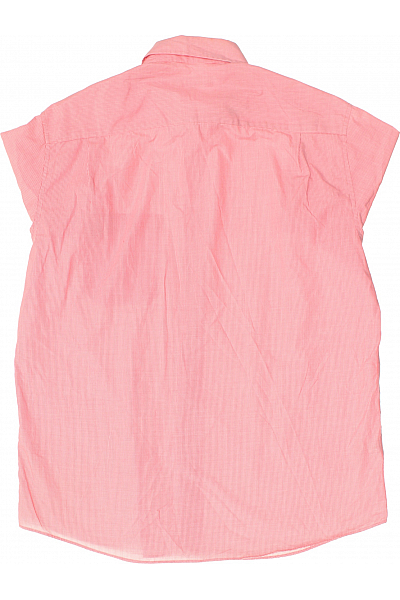 Vzorovaná Pánská Košile Růžová Marks & Spencer Vel. M