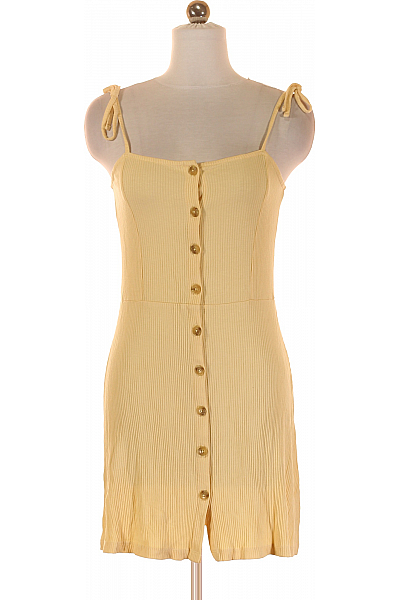 Košilové  Šaty Žluté Topshop Vel.  38