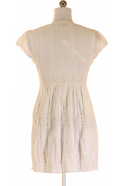 Letní  Šaty Bílé Topshop Second hand Vel. 38