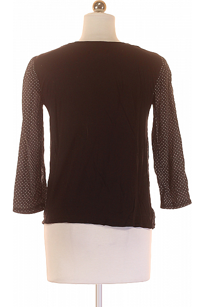 Dámské Tričko Hedvábné Černobílé Madewell Vel. XS
