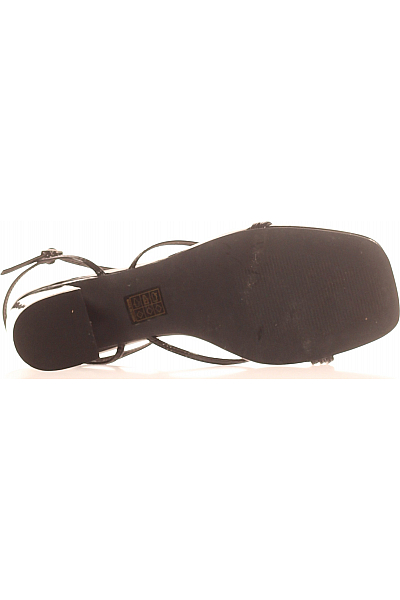 Shoes Dámské Sandály Koženkové Černé Outlet Vel. 41