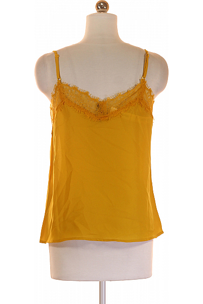 VERO MODA Dámské Tričko Oranžové Second hand Vel. M