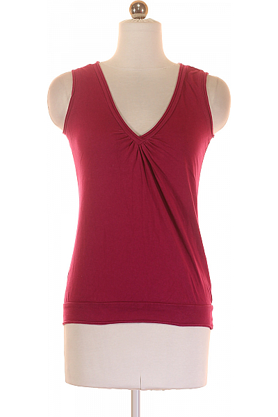 Jednoduché Dámské Tričko Růžové Topshop Second Hand Vel. 36