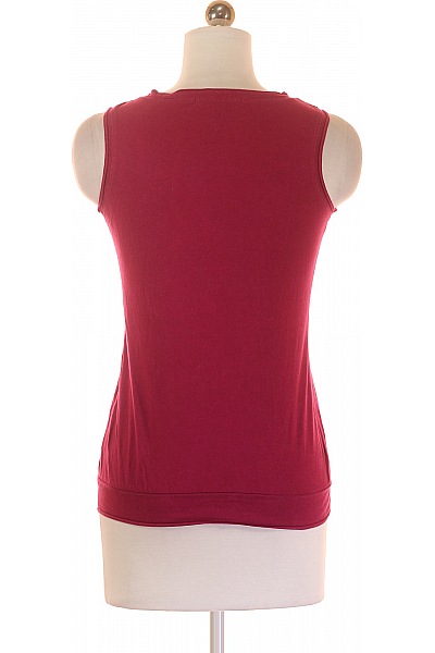 Jednoduché Dámské Tričko Růžové Topshop Second hand Vel. 36