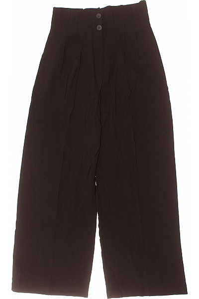 Bershka Dámské Kalhoty Rovné Černé Vel. 38