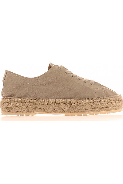 SHABBIES Dámské Espadrilky Šedé Vel. 39