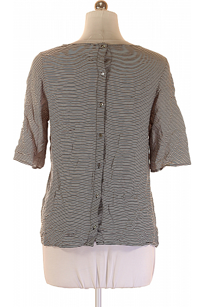 Esprit Vzorovaná  Halenka Černobílá Second hand Vel. 38