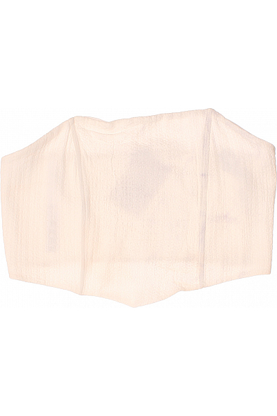 Dámské Tričko Bílý Bershka Second Hand Vel.  L