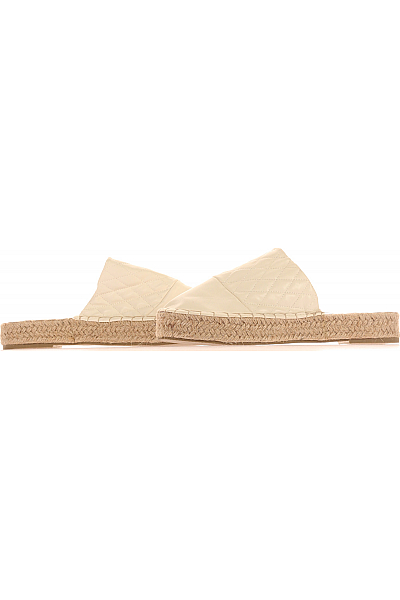 SOUTH BEACH Dámské Espadrilky Koženkové Bílé Vel.  39