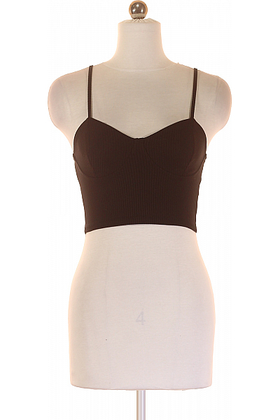 Dámské Tričko Černé Bershka Second Hand Vel. S