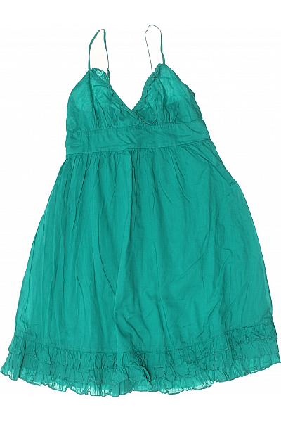 Topshop Šaty Zelené Second Hand Vel.  36