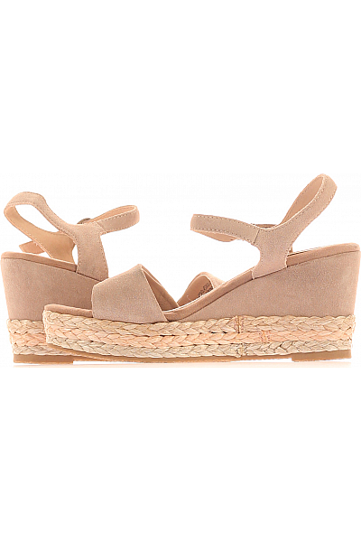 Dámské Espadrilky Kožené Béžové MARCO TOZZI Vel. 38