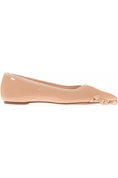 Dámské Boty Koženkové Růžové River Island Vel. 37